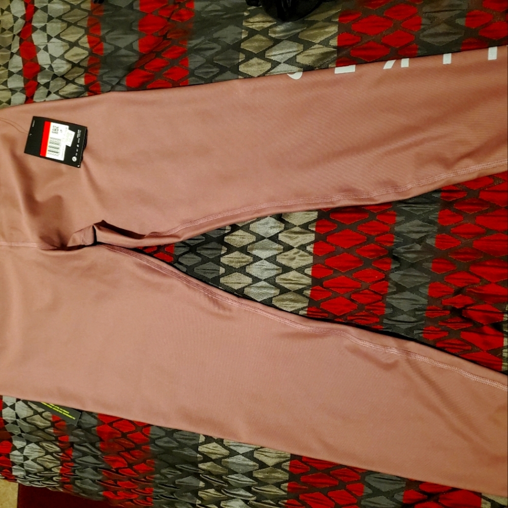 Womens Pink and gray Nike Leggings size L